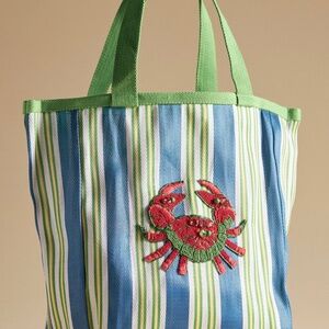 Anthropologie Icon Bucket Beach Tote